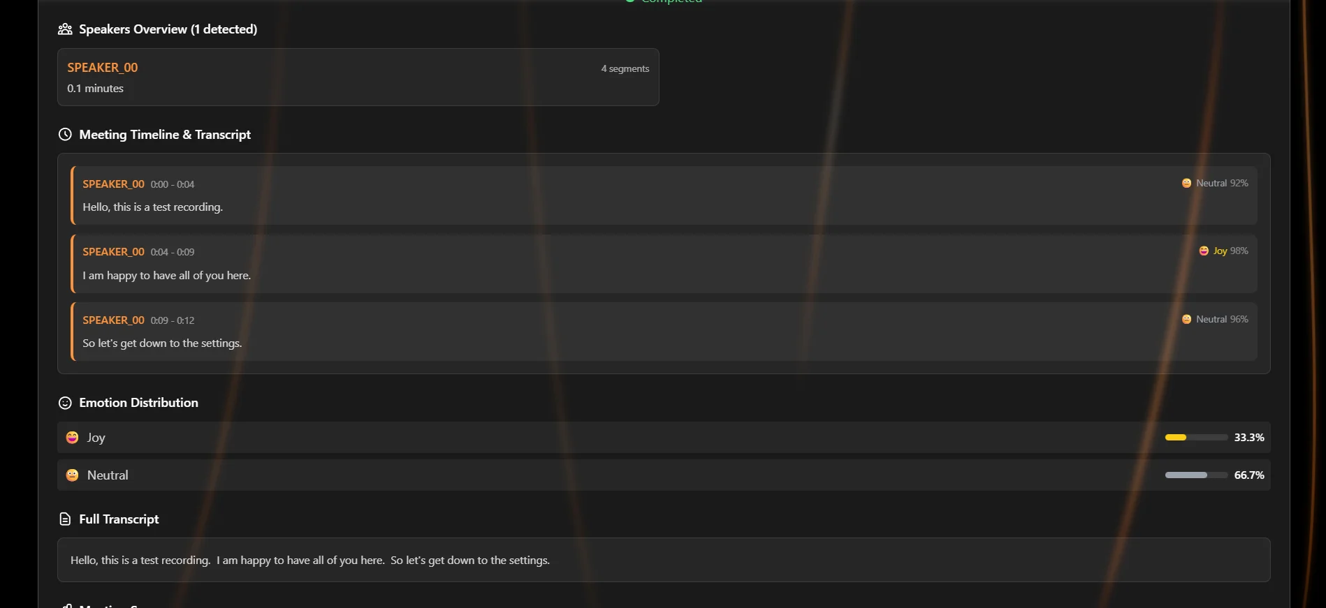 Sentiment Analysis View